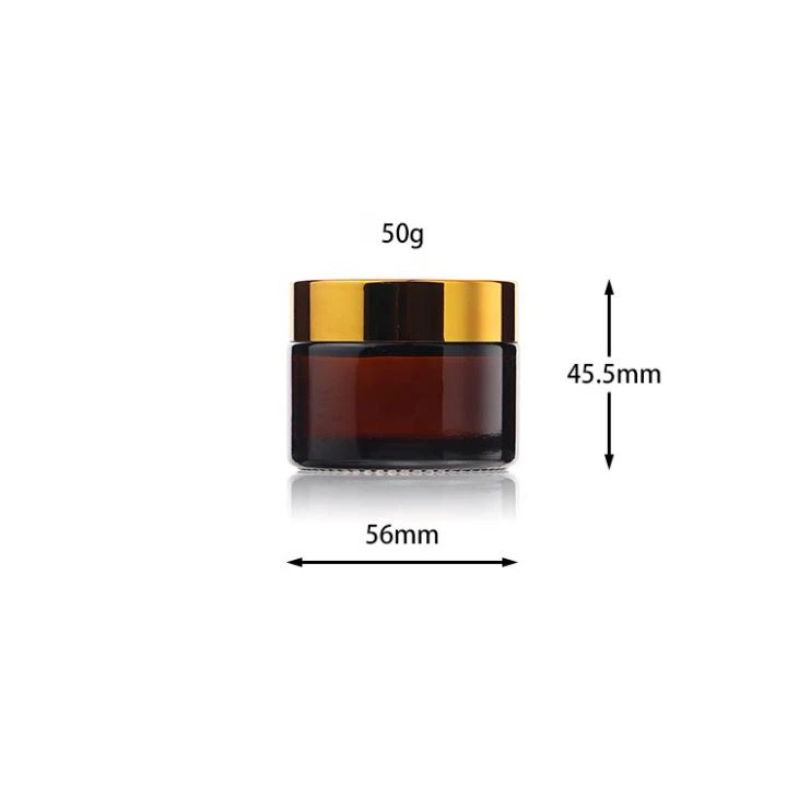 50ml amber glass jar