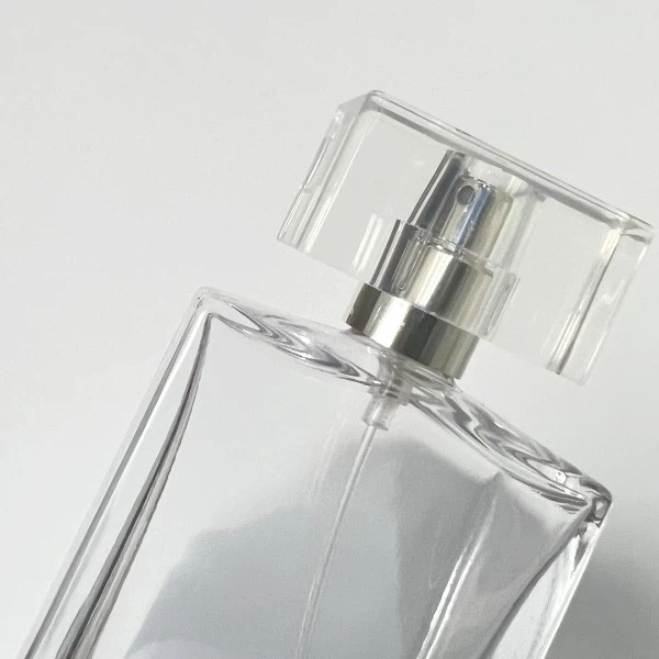 100ml Straight Perfume Bottle With Plastic Cap